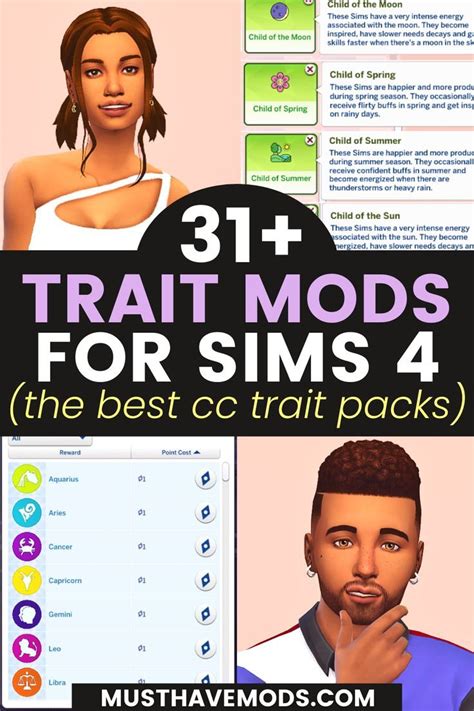 sims 4 extra traits mod|37+ Best Sims 4 Trait Mods to Create More Unique Sims.